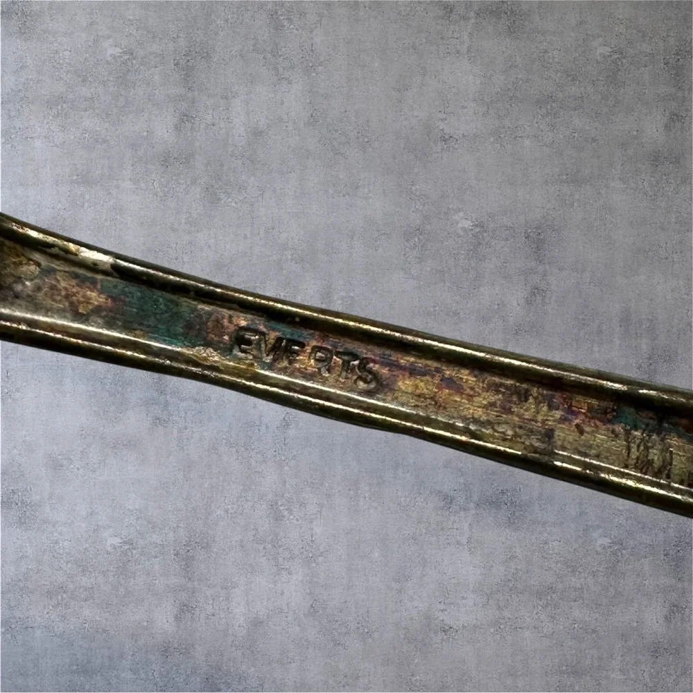 HTF Vintage Everts Spoon‎ Egyptian Revival Scarab Silverplate Souvenir